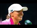IGA SWIATEK ON GRASSCOURT INTERVIEW IN WIMBLEDON | POST MATCH INTERVIEW
