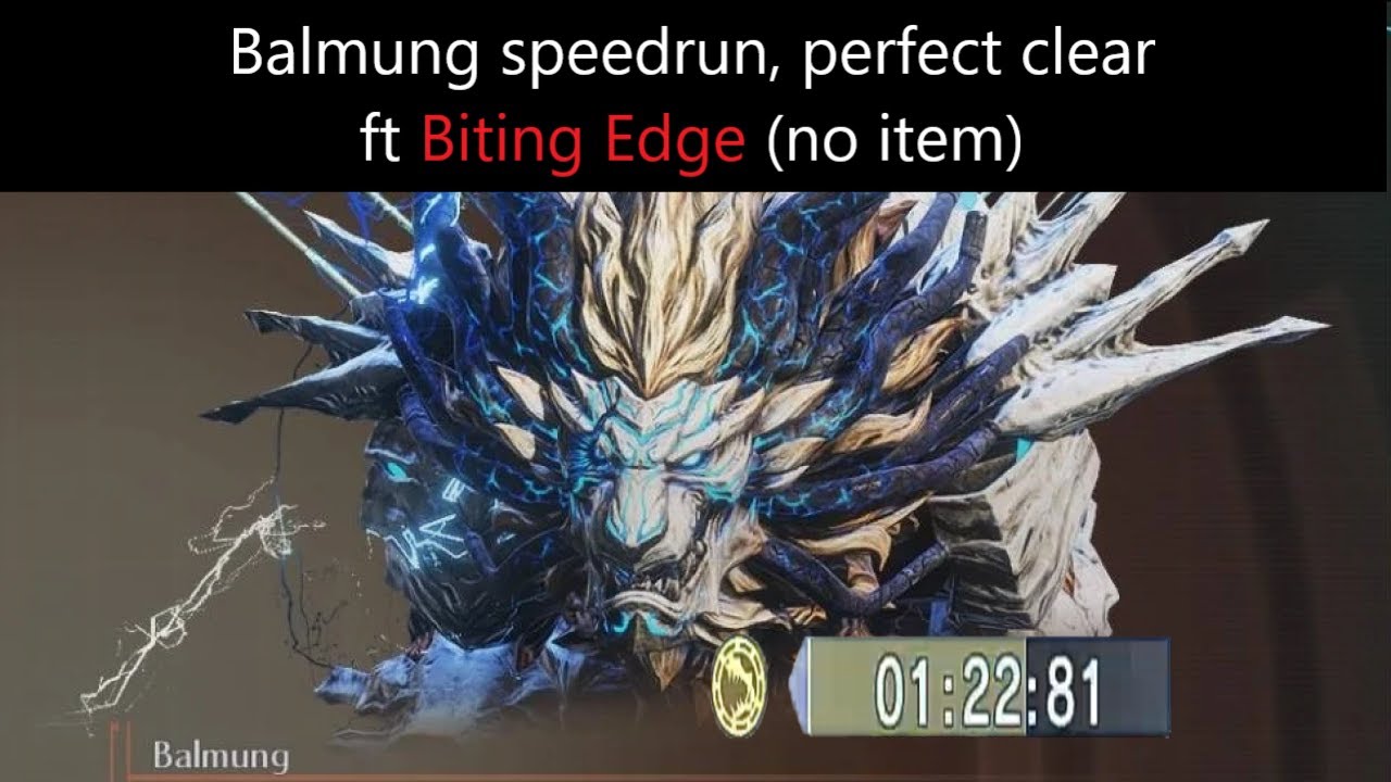 [GodEater3] Balmung TA 34 (Perfect Clear, Speedrun) 1 22 81