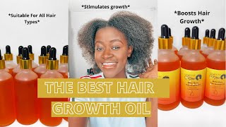 LETS MAKE UNBOTHEREDMANE MOTO MOTO HAIR GROWTH OIL | THE BEST HAIR GROWTH OIL