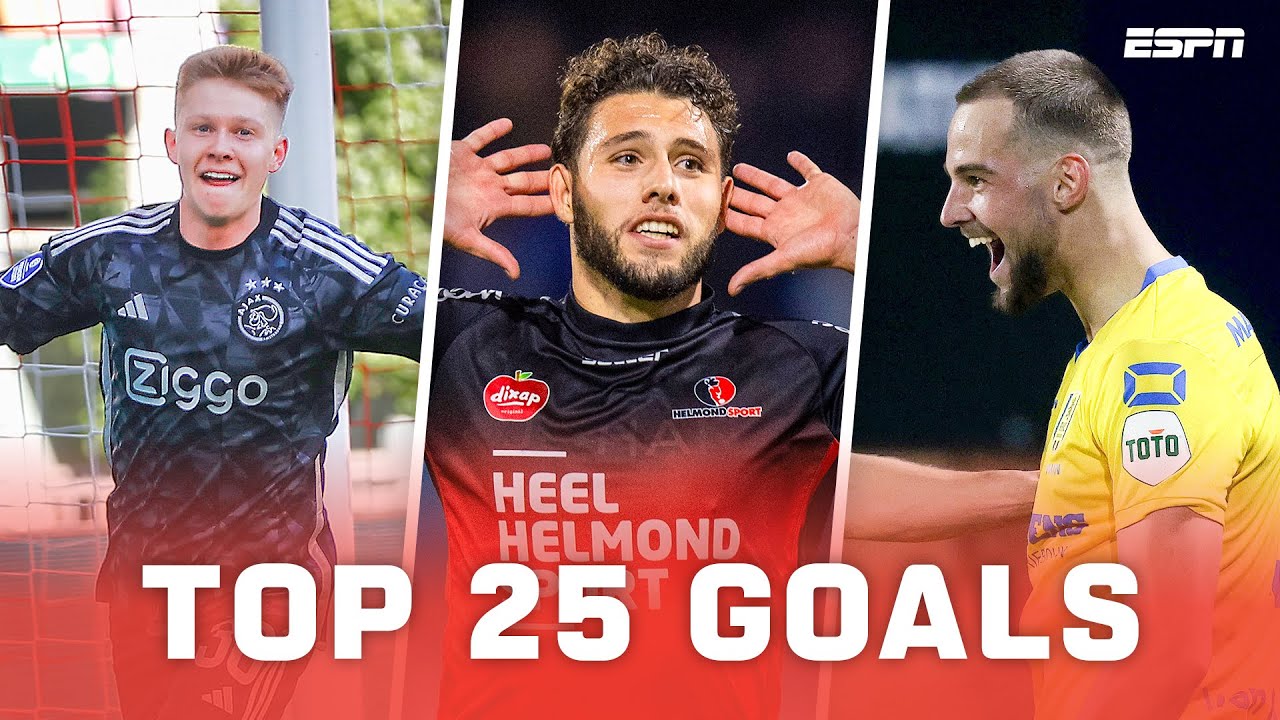Een aantal MOOIE GOALS in de Eredivisie & KKD 👏 | TOP 25 Goals