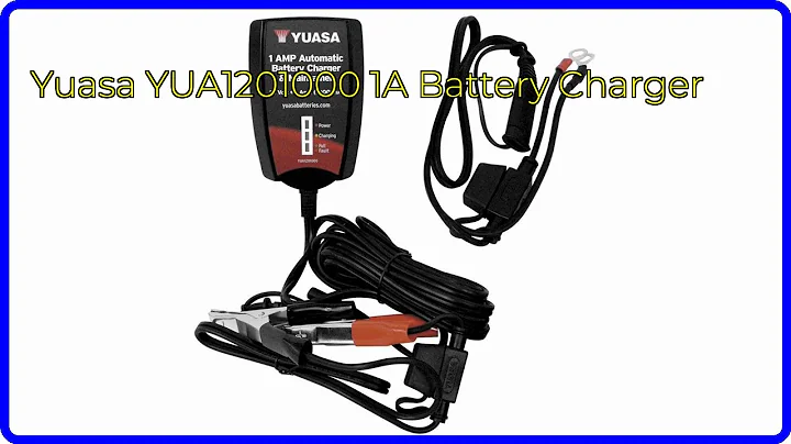 REVIEW (2025): Yuasa YUA1201000 1A Battery Charger. ESSENTIAL details.