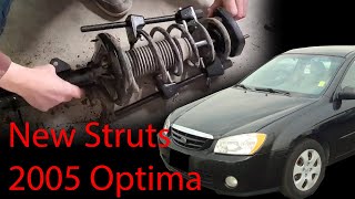 Rear strut replacement, 2005 Kia Spectra