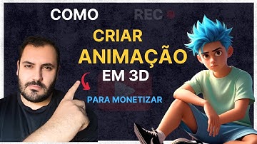 Como Criar Animação 3D com IA para MONETIZAR canais