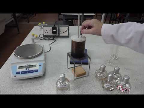 Enthalpy of combustion of ethanol  C0096