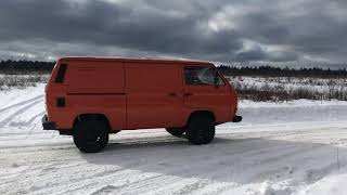 VW T3 Syncro. Test drive. TV.