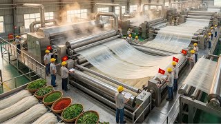 Inside a Modern Pho Noodle Factory: From Raw Ingredients to Finished Pho Noodles in Hanoi, Vietnam screenshot 2