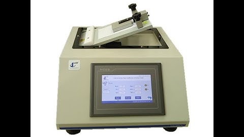 COF-03 Inclined Plane Coefficient of Friction Tester ASTM D202, ASTM D4918, TAPPI T815