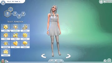 Sims 4 Create-a-Sim No CC (Ep.1 Good and Evil Inspired)