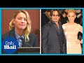 'Using his tongue': Amber Heard recalls Johnny Depp on-set kiss