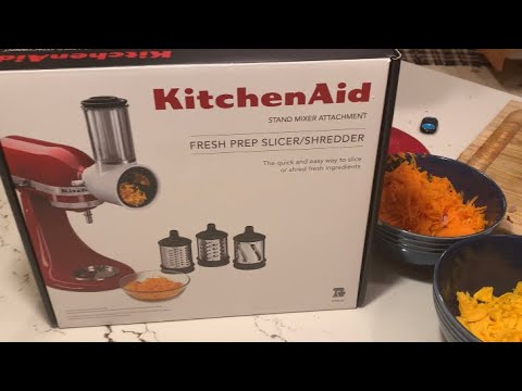 KitchenAid Fresh Prep Slicer/Shredder Attachment Demonstration 