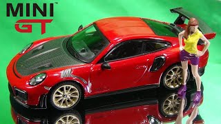 MINI GT 1/64 ポルシェ 911 (991) GT2 RS レッド 左ハンドル 台湾限定