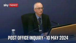 Post Office Horizon Inquiry | Friday 10 May