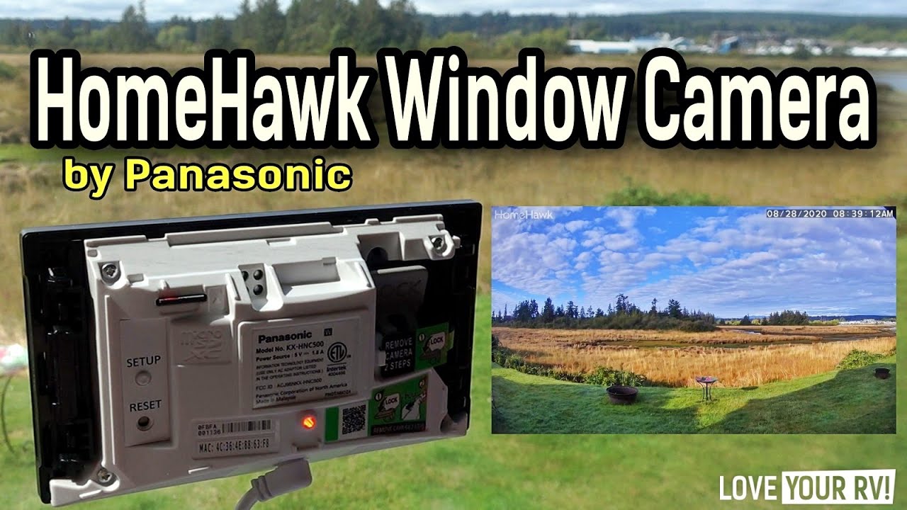 Panasonic HomeHawk WINDOW Indoor Home Monitoring Camera for