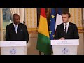 Elysée/Alpha Condé,président de l'Union Africaine et de Guinée:vente des Noirs en Libye