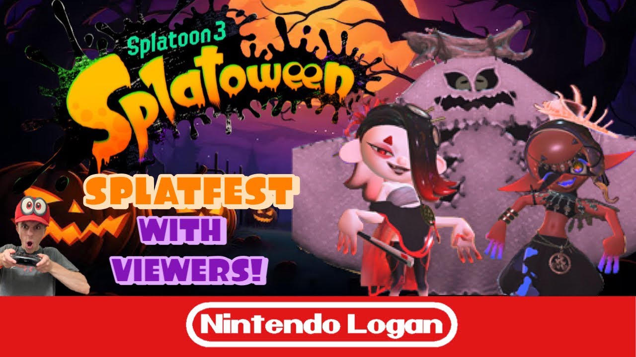 Splatoon 3 Splatoween Splatfest Live with Viewers! (Nintendo Switch ...
