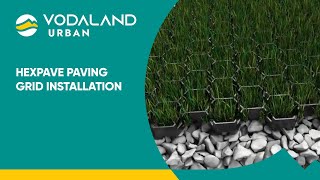 Vodaland - HEXpave ground reinforcement grid installation