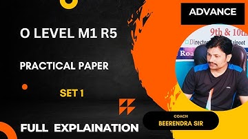 m1 r5 practical question #olevel