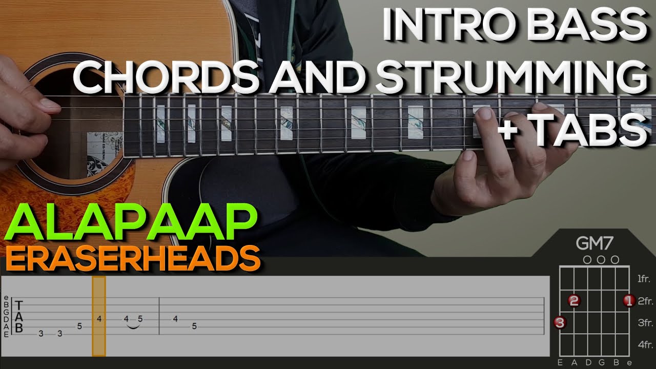 Eraserheads Alapaap Guitar Tutorial [INTRO, CHORDS AND STRUMMING