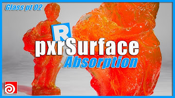 Renderman pxrSurface for beginners | Glass Absorption (pt10) Renderman houdini