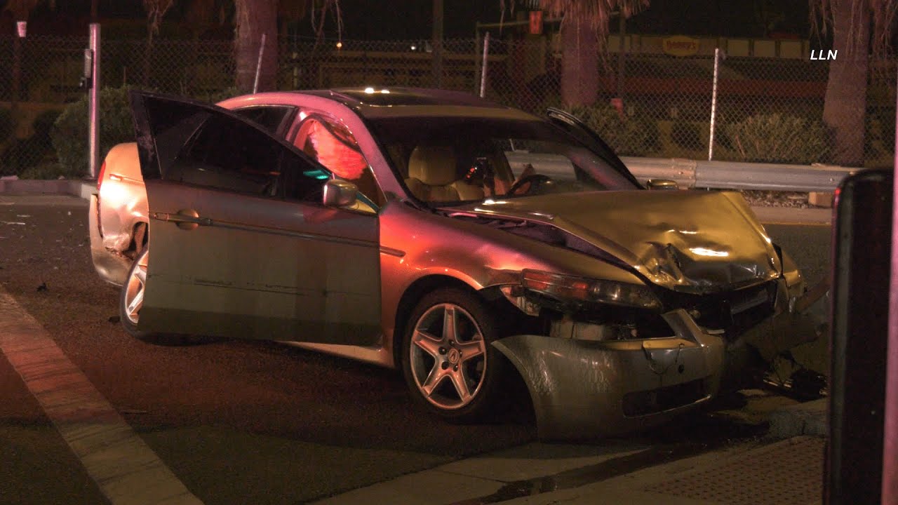 Man Crashes Car After Fleeing Traffic Stop - October 23, 2022 - YouTube