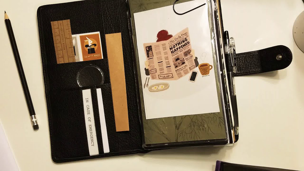 Ежедневник-планер Travelers Notebook - Bullet Journal + планирование дел - сентябрь 2019 г.