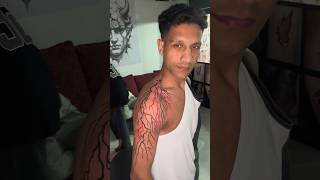Red Lightning Spark Tattoo ⚡🔥 | Power & Energy Ink