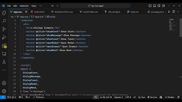 Vue.js 3 v-dialogs Example to Show Alert Modal Dialogs & Toast Notification in Browser Using TS