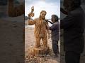 Paradise Look Wooden Statue Making 🔥 Hyper Realistic Wood Carving Art | Indian Masterpiece #ai