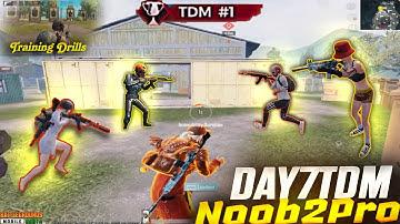 DAY 7 BECOME A FASTEST TDM PLAYER [NOOB TO PRO] ‼️TDMN1 ? #bgmitdm