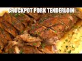Crock pot pork tenderloin  sweet and savory meals
