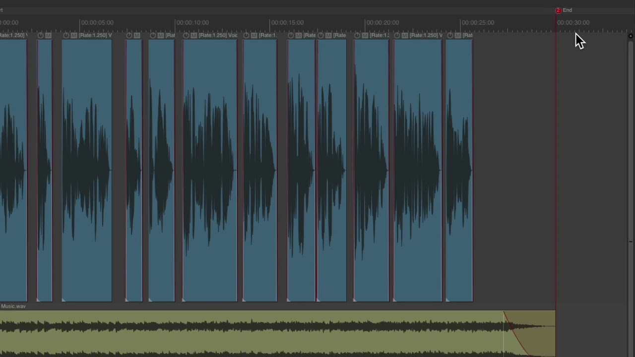 Adjusting Narration or Voiceover Timing in REAPER