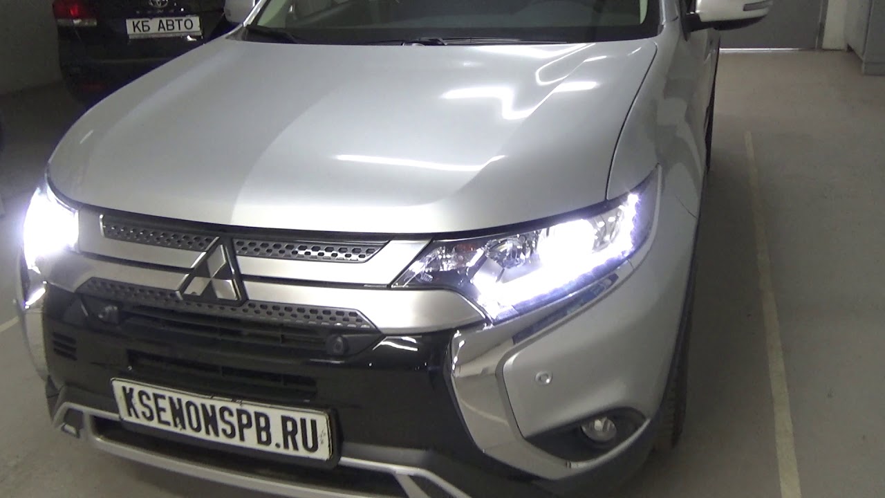 BI LED KOITO Mitsubishi Outlander III Рестайлинг 2 YouTube