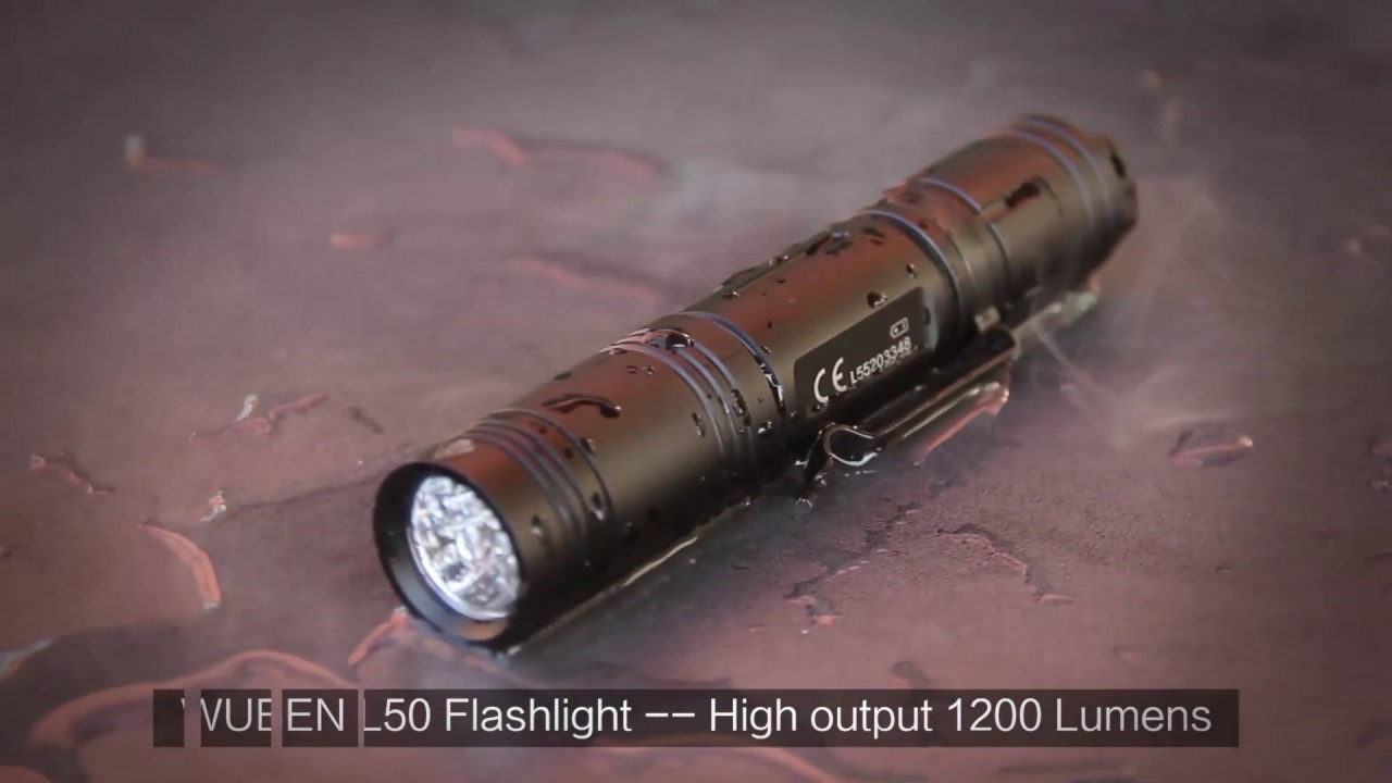 Wuben L50 Budget Flashlight Review [1200 Lumens 5Modes] | Banggood Flashlight