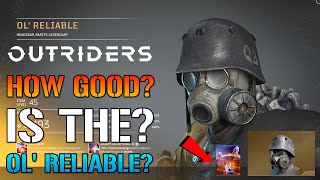 Outriders: OL' RELIABLE Legendary Helmet! How Good Is This LEGENDARY & Rank 3 Mod INTROVERT