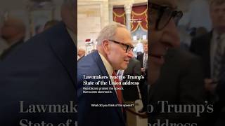 Lawmakers React To Trumps State Of The Union Address