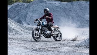 SUZUKI GN250 scrambler build