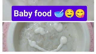 Baby food 🥣🤤😋#food #cooking #babyfood #whiteOats