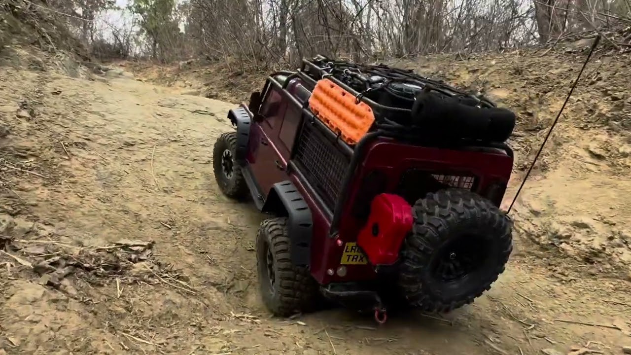 Rc car trx4 勇闯虎头山
