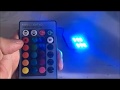 【BSC】車屋さんが欲しかったシリーズ「RGBルーム灯パネル12SMD 車用ルーム灯パネル リモコン付き」