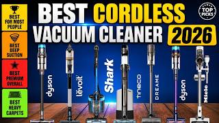 Top 5 Best Cordless Vacuum Cleaner 2026 | Powerful 55KPa &amp; Long Battery Picks