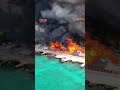 Inferno tears through Dominican Republic beach resort