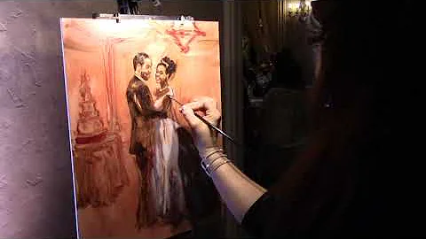 Live Wedding Painter - Debra Latham