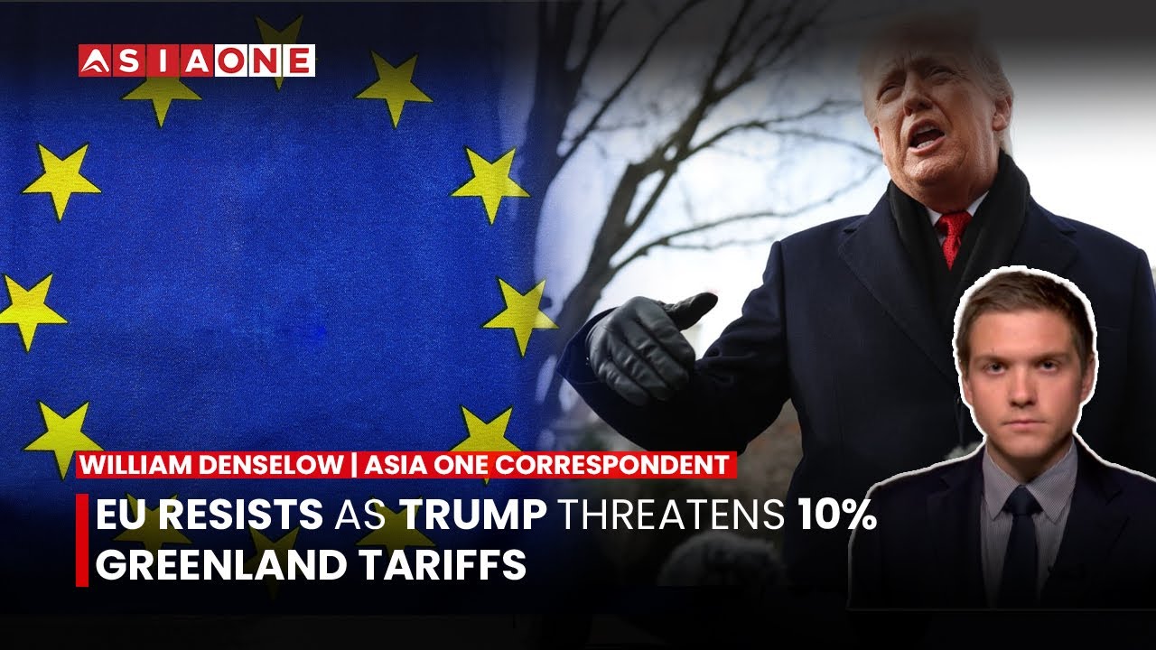 EU Resists as Trump Thre@tens 10% Greenland Tariffs | William Denselow Explains | Asia One News