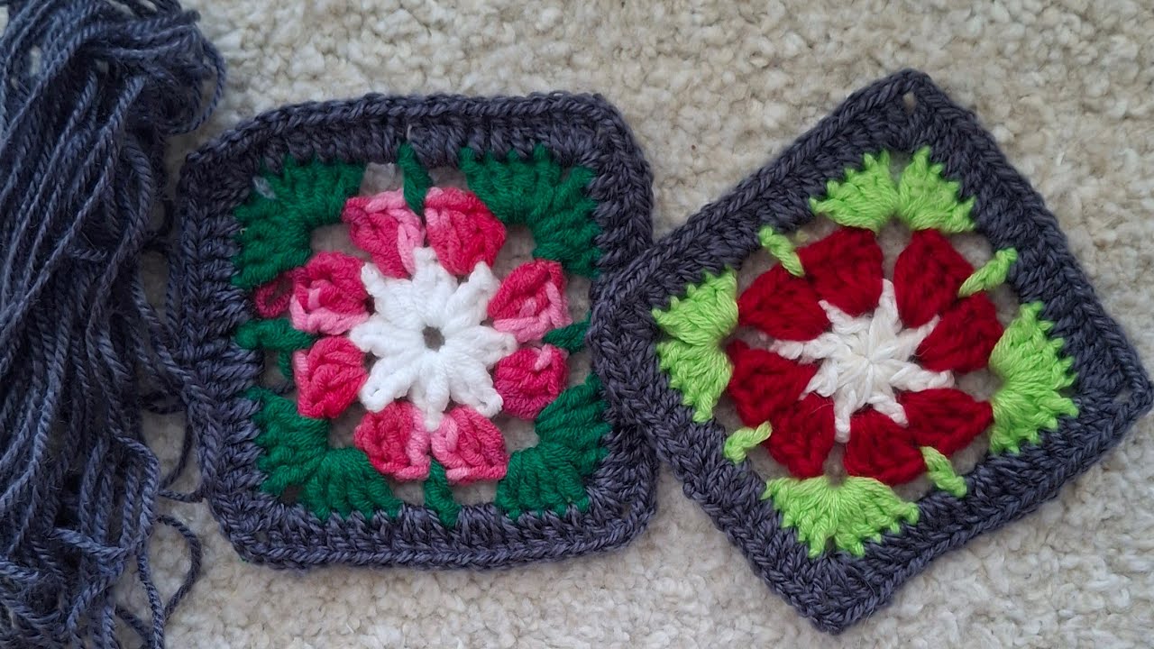 МК🧶Мотив вязаный крючком для начинающих. Crochet motif 