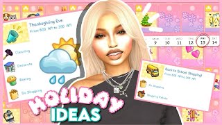 REALISTIC calendar ideas to add to your game 📅 | the sims 4