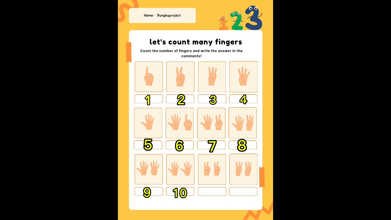 Learn Letters and Numbers 1–10 for Kids | Fun English Learning!