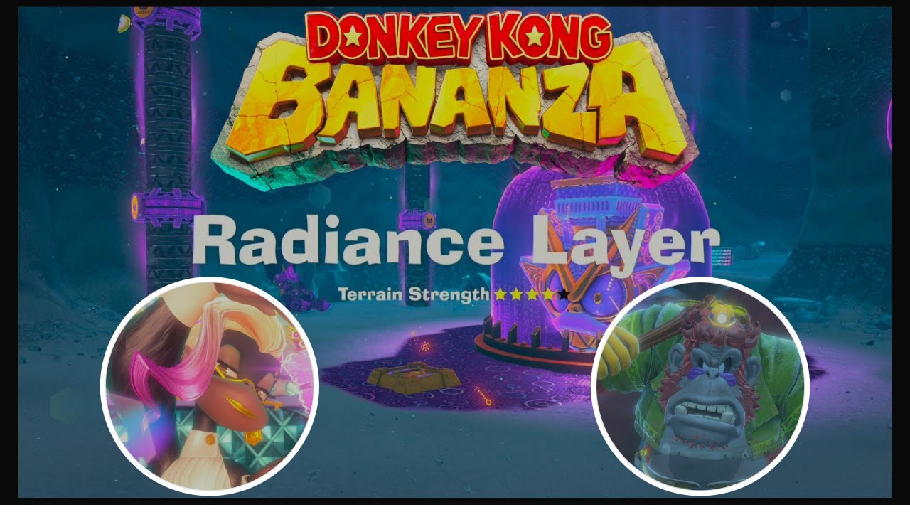 Donkey Kong Bananza - Radiance Layer with Poppy Kong & Grumpy Kong Boss Fights