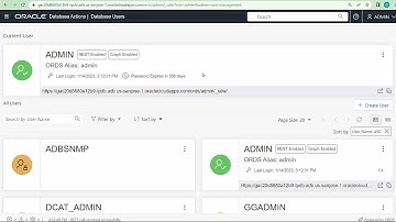 Creating Users in an Oracle Autonomous Database