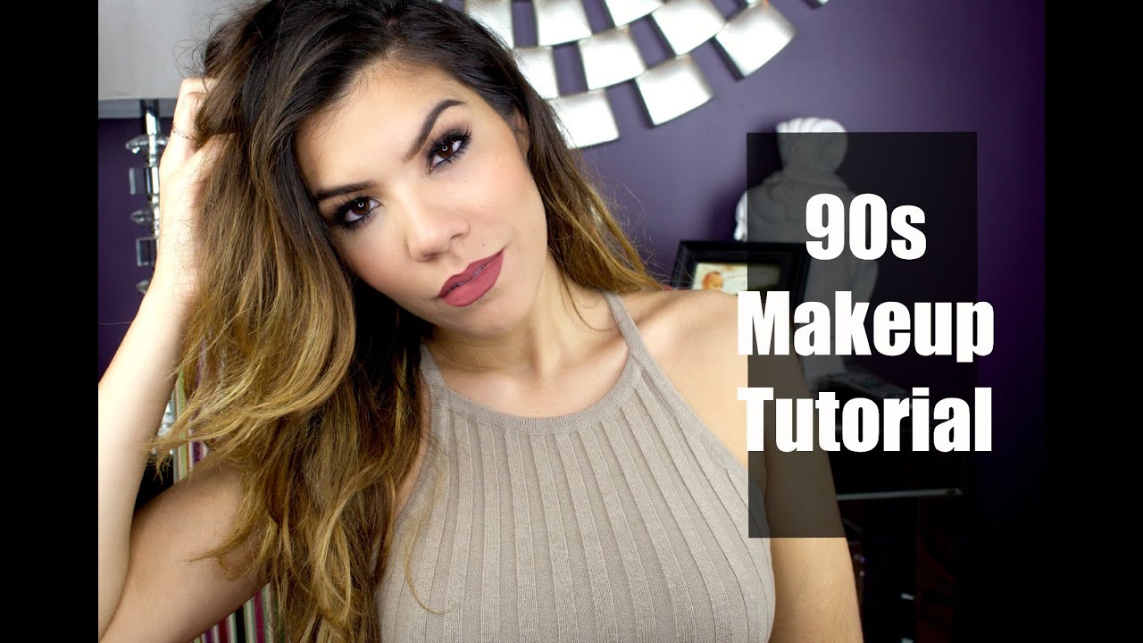 90s Inspired/Grunge Makeup Tutorial (Collab w/ Beautybydamaris) - YouTube