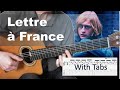 Lettre à France - Michel Polnareff - Solo Fingerstyle Guitar